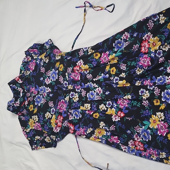 Time and Tru floral button-down dress sz XXL 20 - Picture 4 of 13